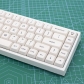 104+16 Brief White PBT Dye-subbed XDA Keycap Set for Mechanical Keyboard English / Thai / Japanese / Russian / Arabic / French / German / Spanish